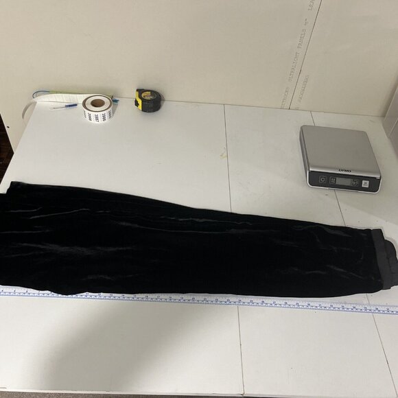 Vintage Dalia Collection Velvet Maxi Skirt w/ High Slit Women's Size 10 - Picture 8 of 9